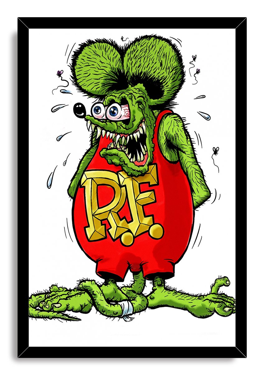 Rat Fink Decorative Painting (paper and canvas) art poster printing print