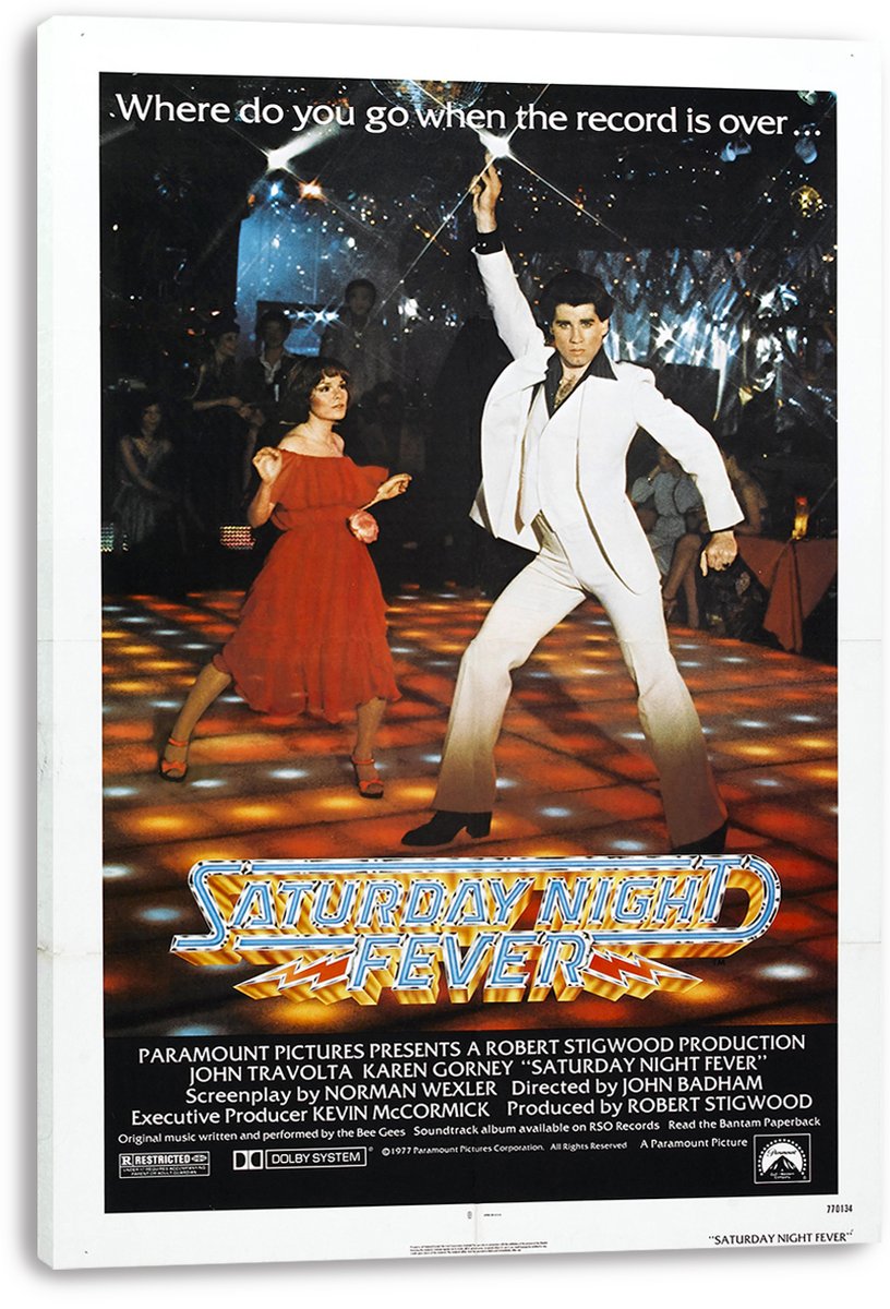 Saturday Night Fever Movie Poster Decorative Painting (paper and canvas) art poster printing print