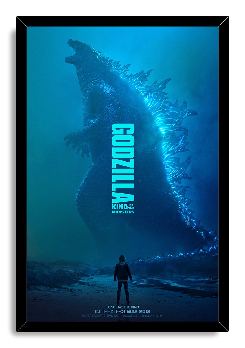 Godzilla King of the Monsters Decorative Painting (paper and canvas) art poster printing print