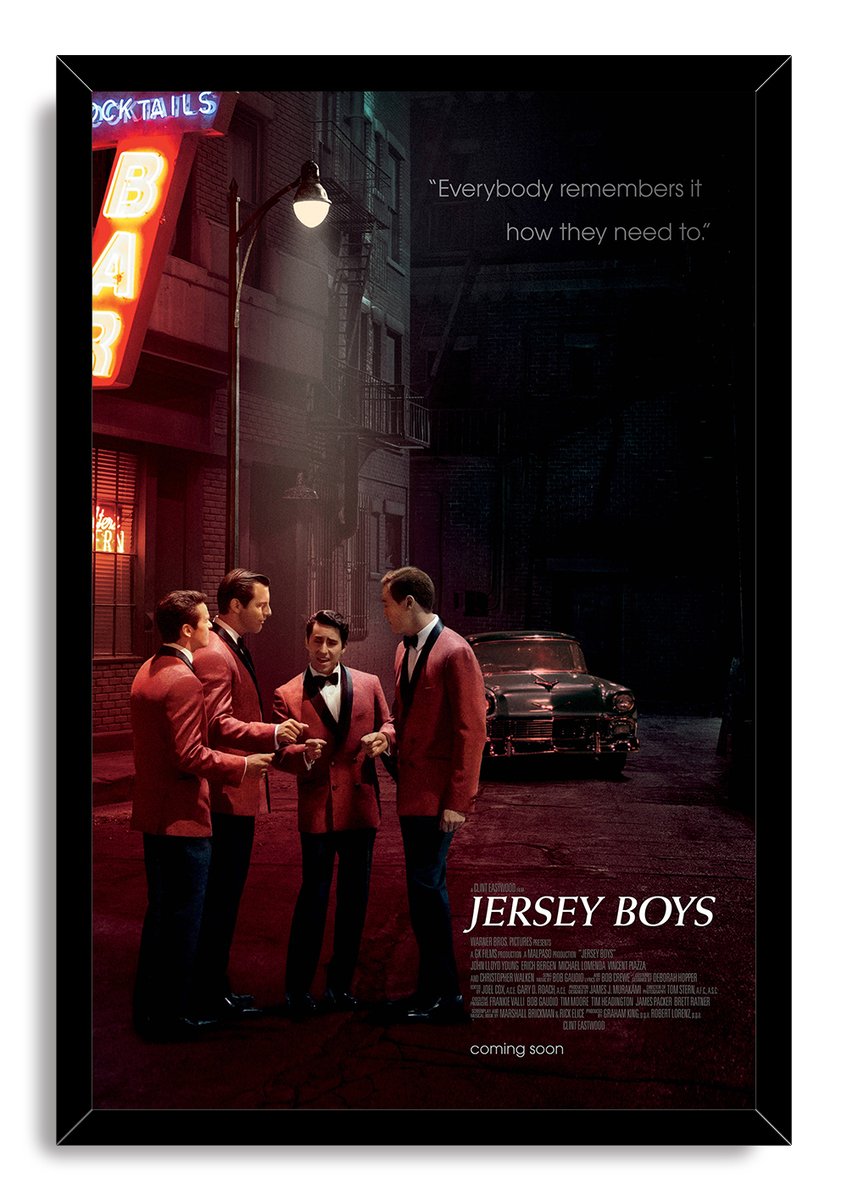 Jersey Boys Decorative Painting (paper and canvas) art poster printing print