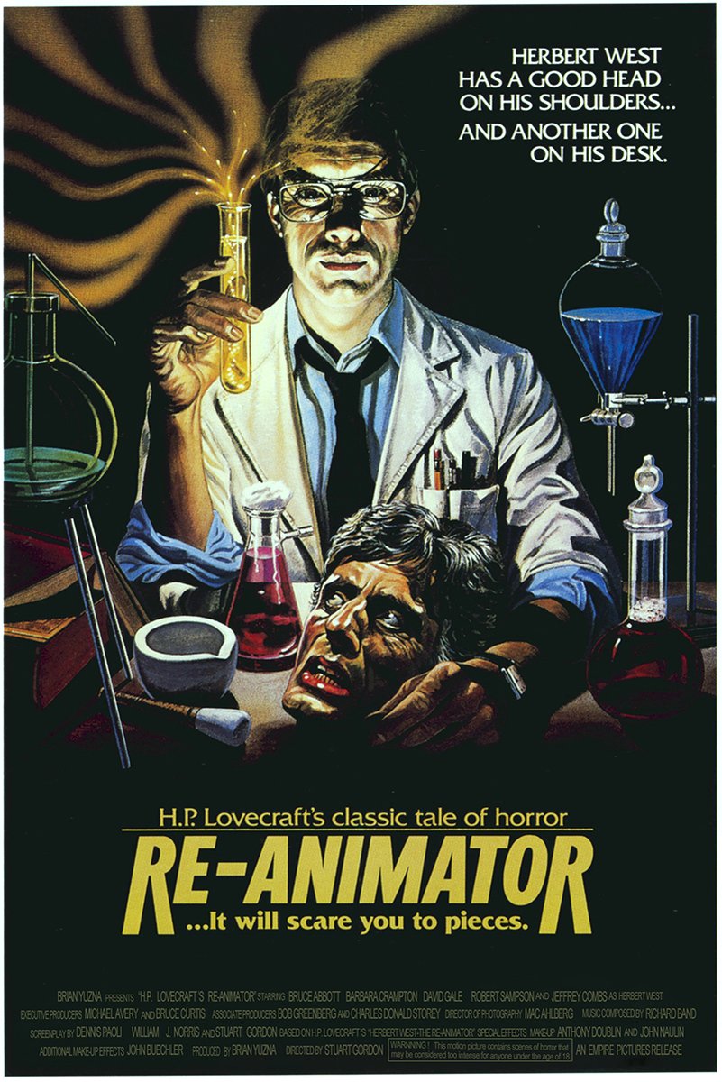 Re-Animator Horror Movie Poster Decorative Painting (paper and canvas) art poster printing print