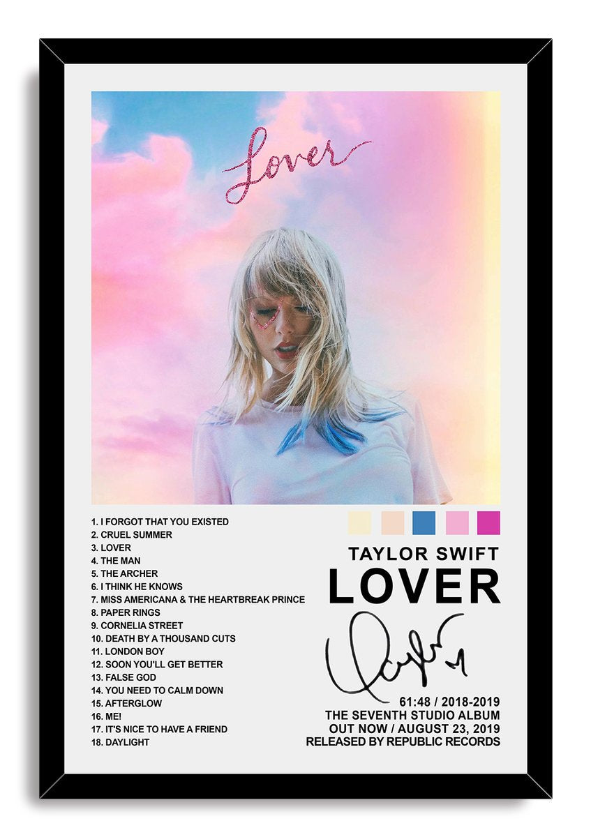 Taylor Swift Lover Album Decorative Painting (paper and canvas) art poster printing print