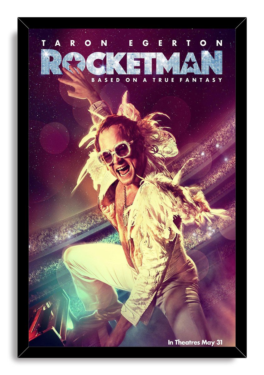 Elton John (Rocketman) Decorative Painting (paper and canvas) art poster printing print