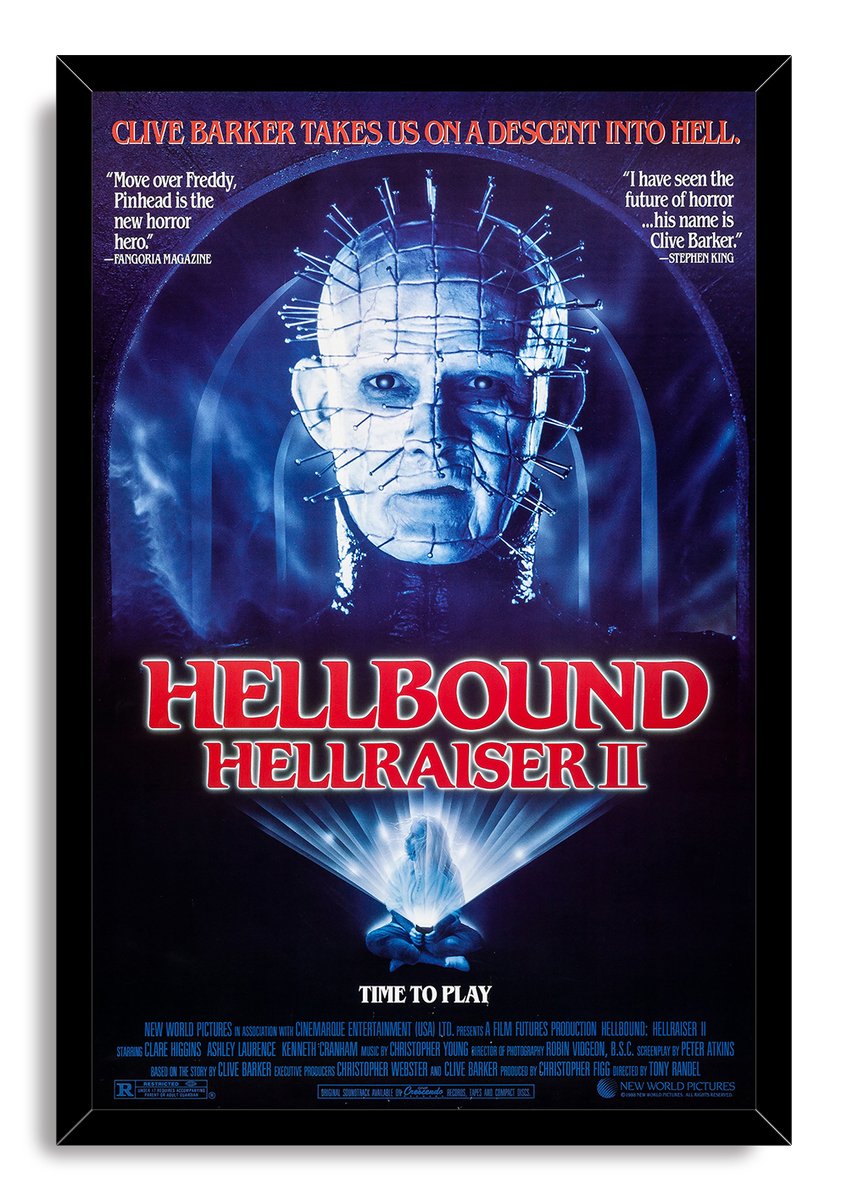 Pinhead Hellraiser II Horror Movie Poster Decorative Painting (paper and canvas) art poster printing print