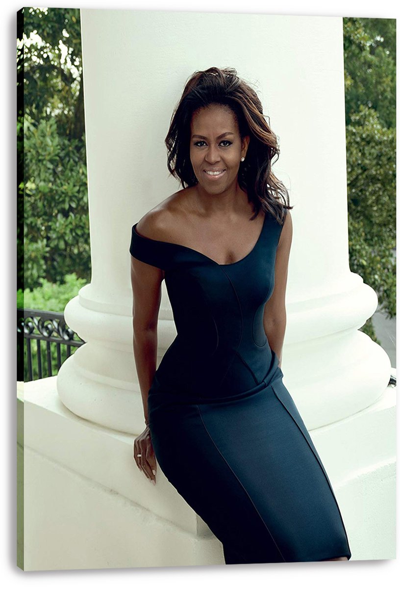 Michelle Obama Decorative Painting (paper and canvas) art poster printing print