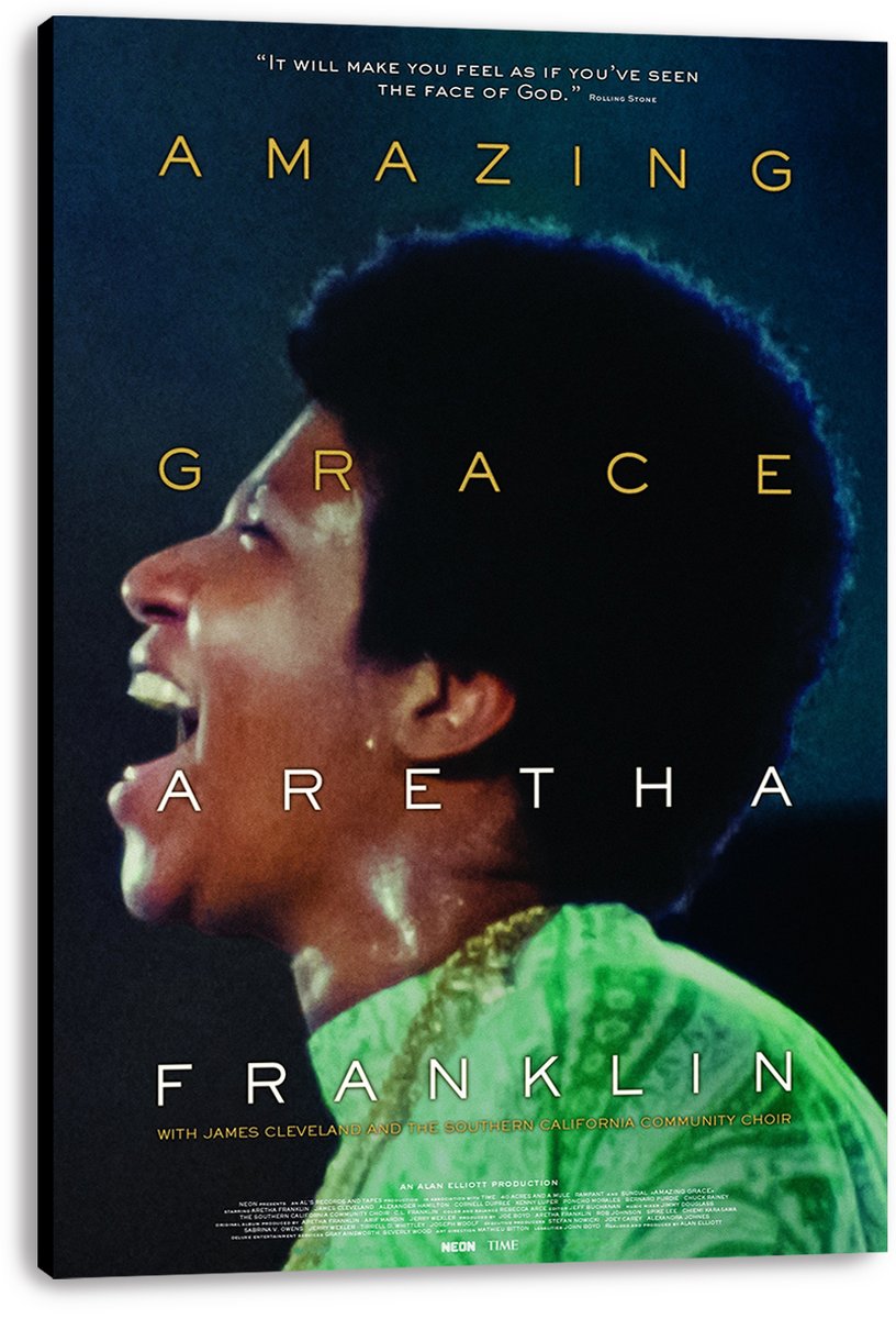 Aretha Franklin Amazing Grace Decorative Painting (paper and canvas) art poster printing print