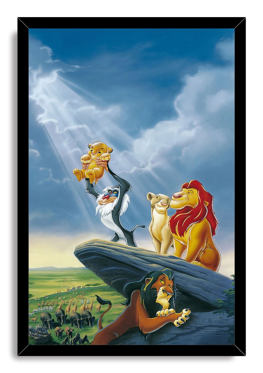 The Lion King Decorative Painting (paper and canvas) art poster printing print