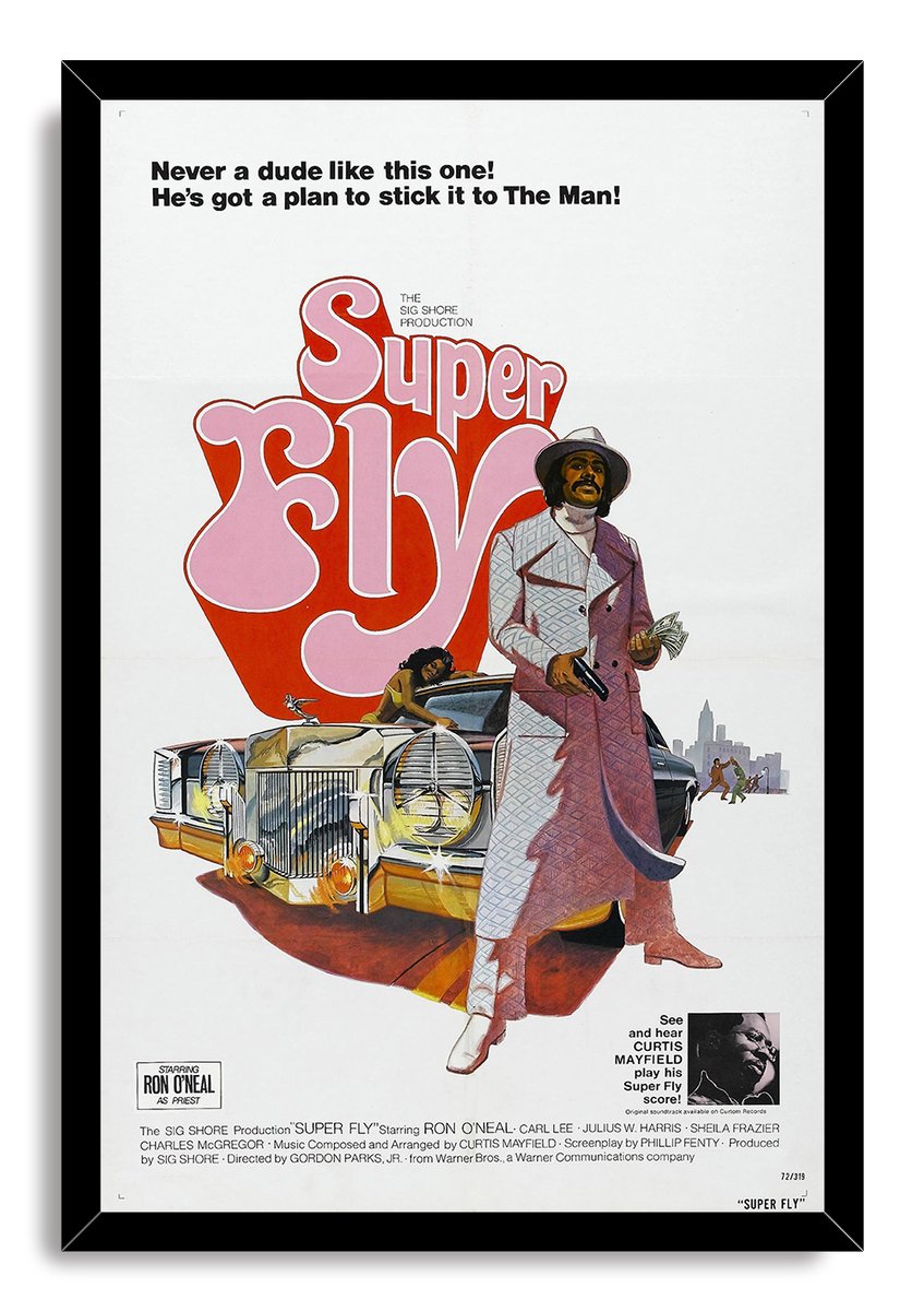 Super Fly Movie Poster Decorative Painting (paper and canvas) art poster printing print