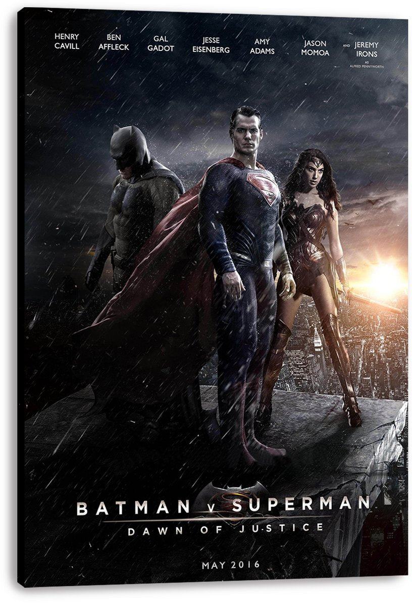 Batman v Superman: Dawn of Justice Decorative Painting (paper and canvas) art poster printing print