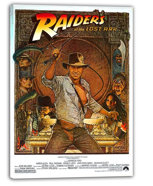 Indiana Jones Raiders of the Lost Ark 1982 Movie Poster Print B0158XWFGK