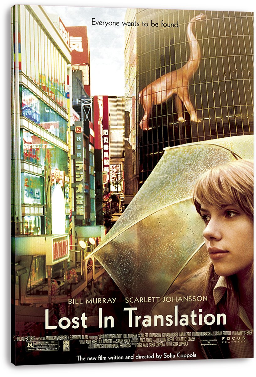 Lost In Translation Movie Poster Decorative Painting (paper and canvas) art poster printing print