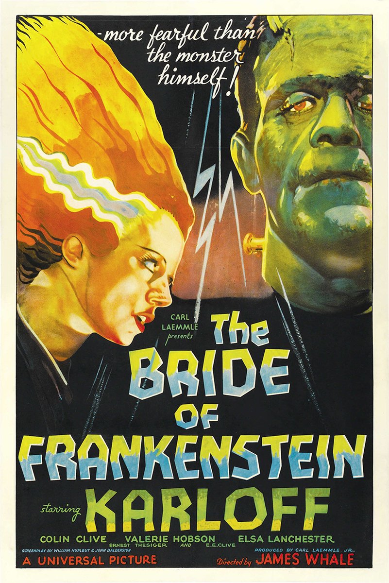 The Bride of Frankenstein Movie Poster Decorative Painting (paper and canvas) art poster printing print