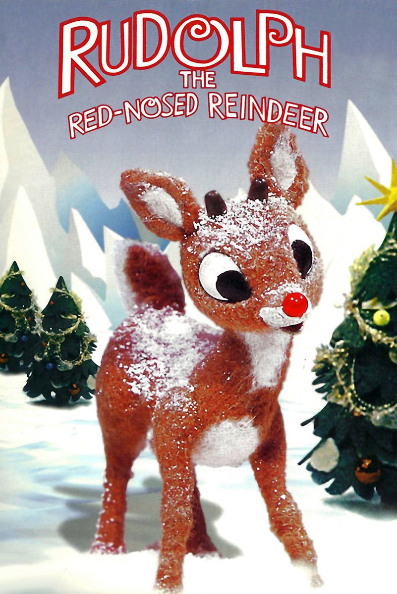 Rudolph the Red-Nosed Reindeer Decorative Painting (paper and canvas) art poster printing print