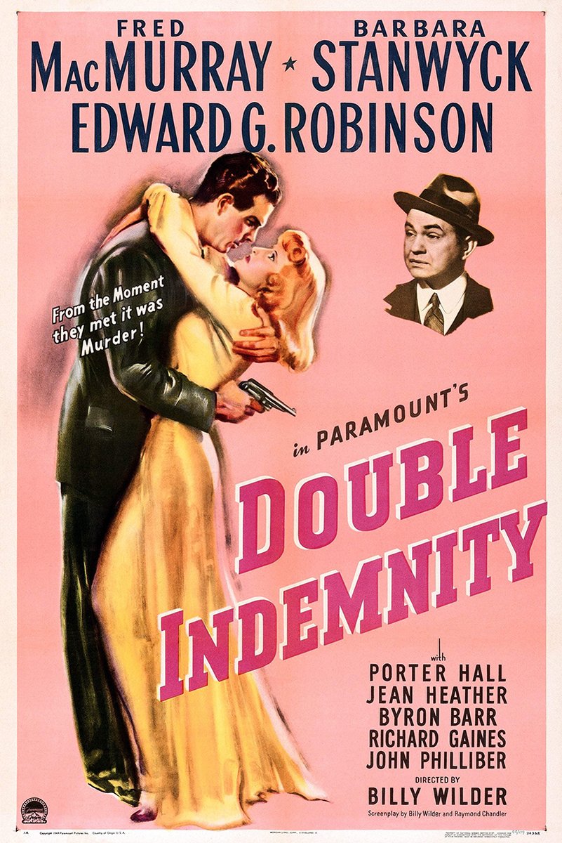 Double Indemnity Movie Poster Decorative Painting (paper and canvas) art poster printing print