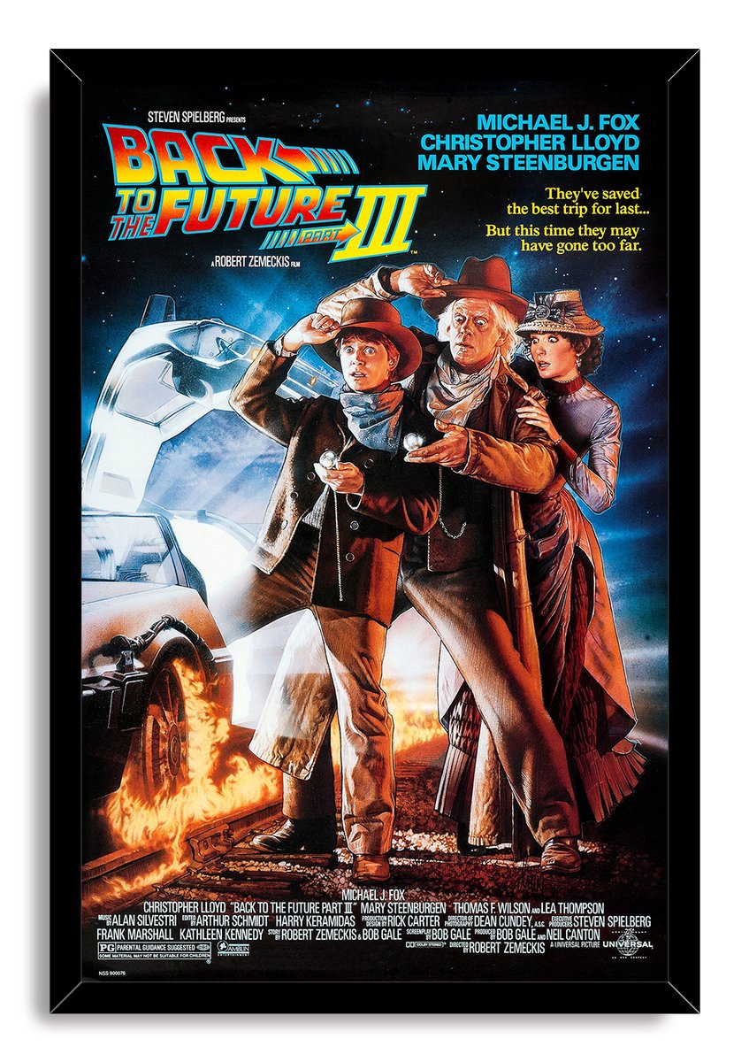 Back to the Future Part III Movie Poster Decorative Painting (paper and canvas) art poster printing print
