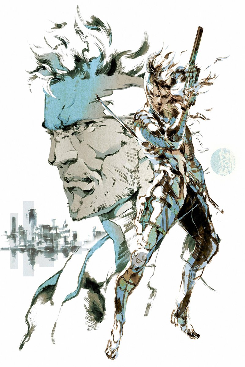 Metal Gear Solid Solid Snake Raiden Decorative Painting (paper and canvas) art poster printing print