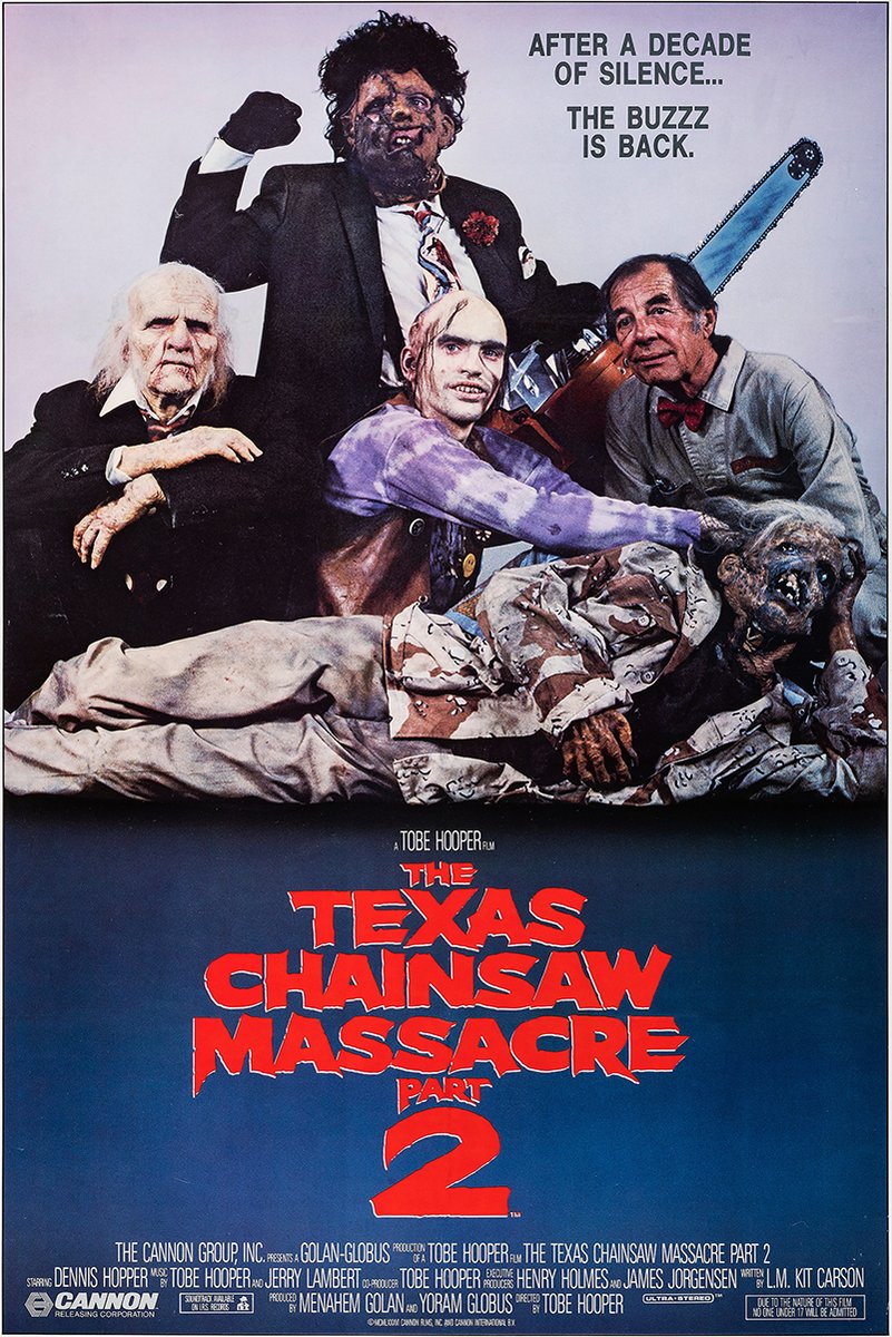 The Texas Chainsaw Massacre Part 2 Movie Poster Decorative Painting (paper and canvas) art poster printing print