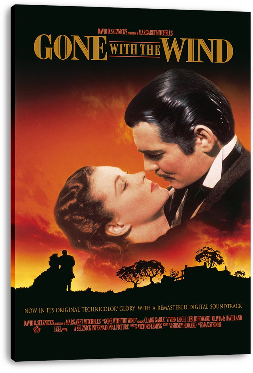 Gone With the Wind Decorative Painting (paper and canvas) art poster printing print