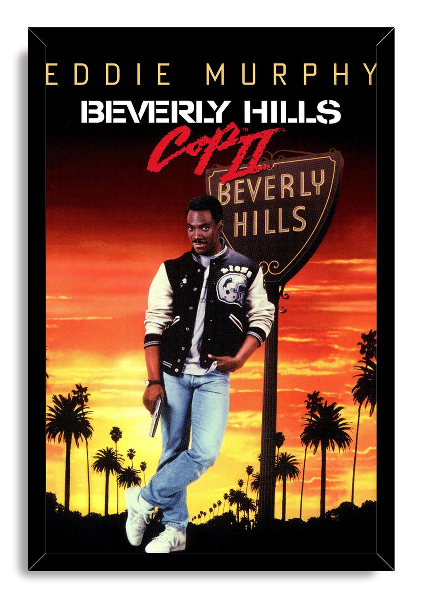 Eddie Murphy Beverly Hills Cop II Movie Poster Decorative Painting (paper and canvas) art poster printing print