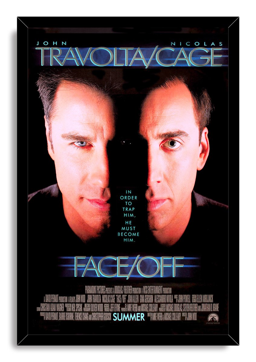 Face/Off Movie John Travolta Nicolas Cage Decorative Painting (paper and canvas) art poster printing print