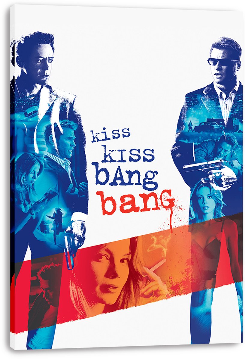 Kiss Kiss Bang Bang Movie Poster Decorative Painting (paper and canvas) art poster printing print