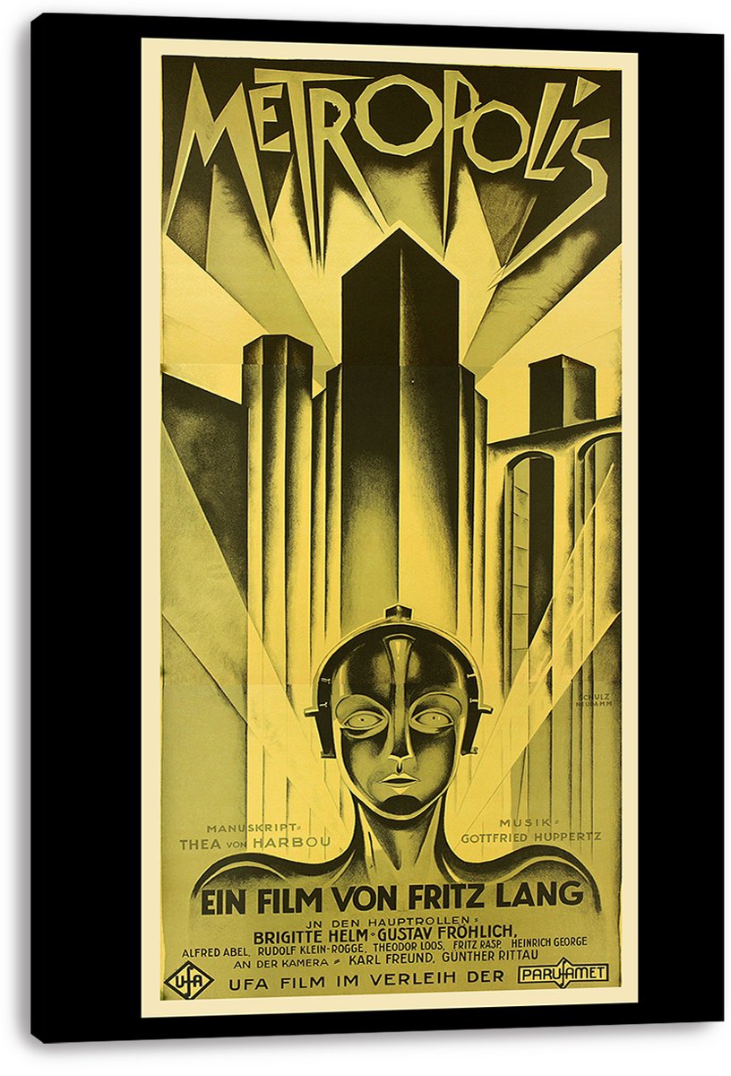 Metropolis Movie Poster Decorative Painting (paper and canvas) art poster printing print