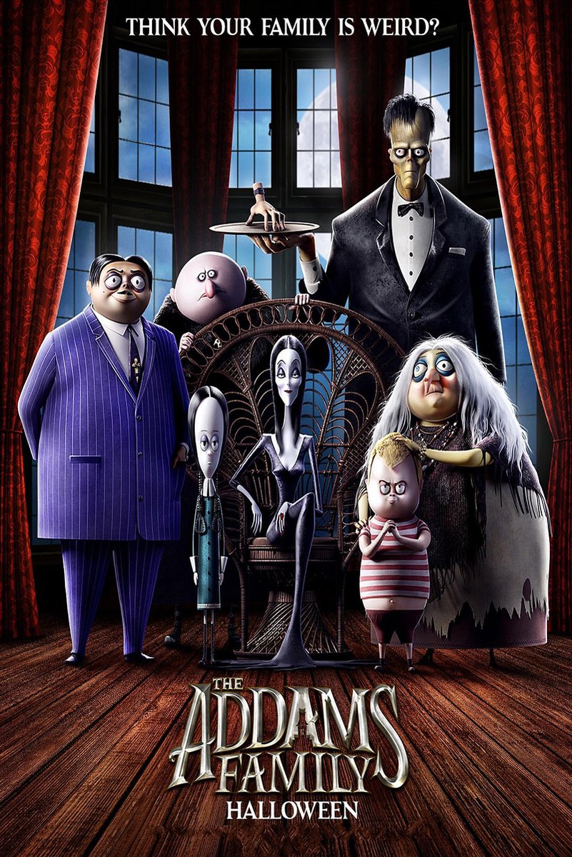 The Addams Family Halloween Decorative Painting (paper and canvas) art poster printing print
