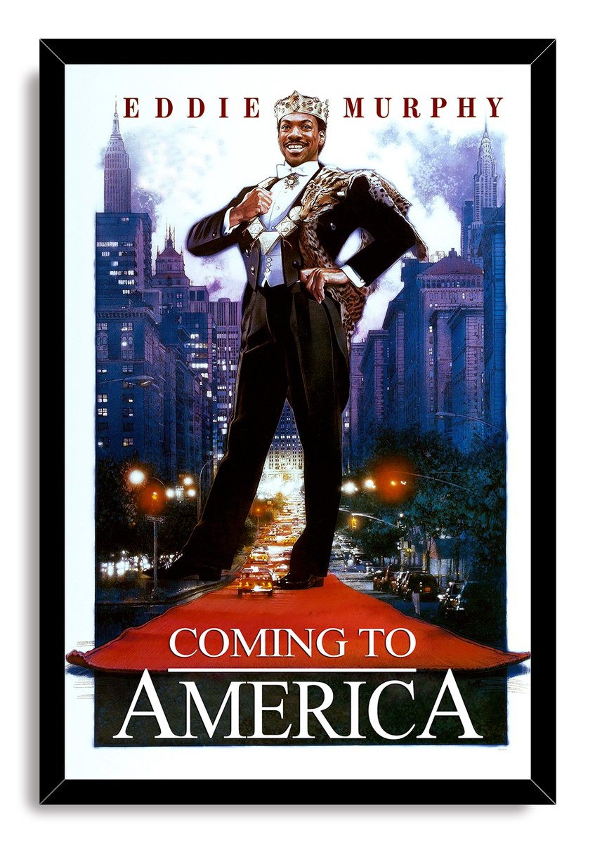 Eddie Murphy Coming to America Decorative Painting (paper and canvas) art poster printing print