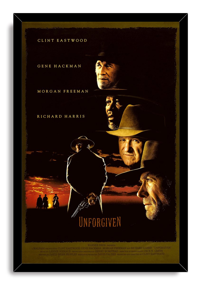 Unforgiven Movie Clint Eastwood Decorative Painting (paper and canvas) art poster printing print