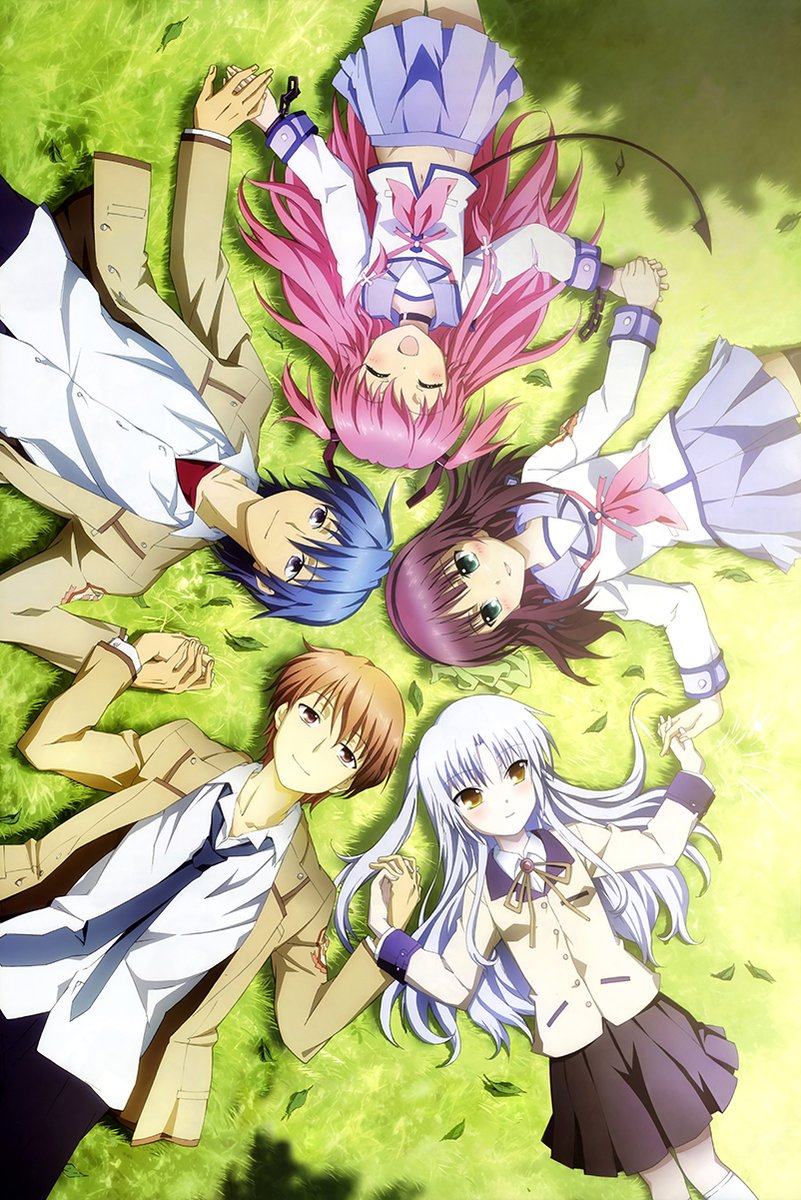 Angel Beats! Group Decorative Painting (paper and canvas) art poster printing print