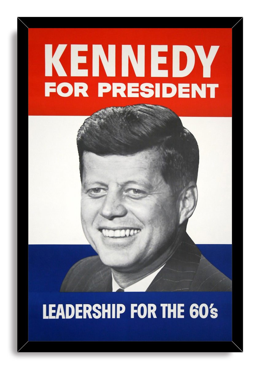 John F. Kennedy JFK Campaign Poster Decorative Painting (paper and canvas) art poster printing print