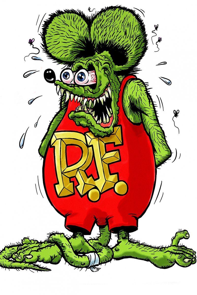 Rat Fink Decorative Painting (paper and canvas) art poster printing print