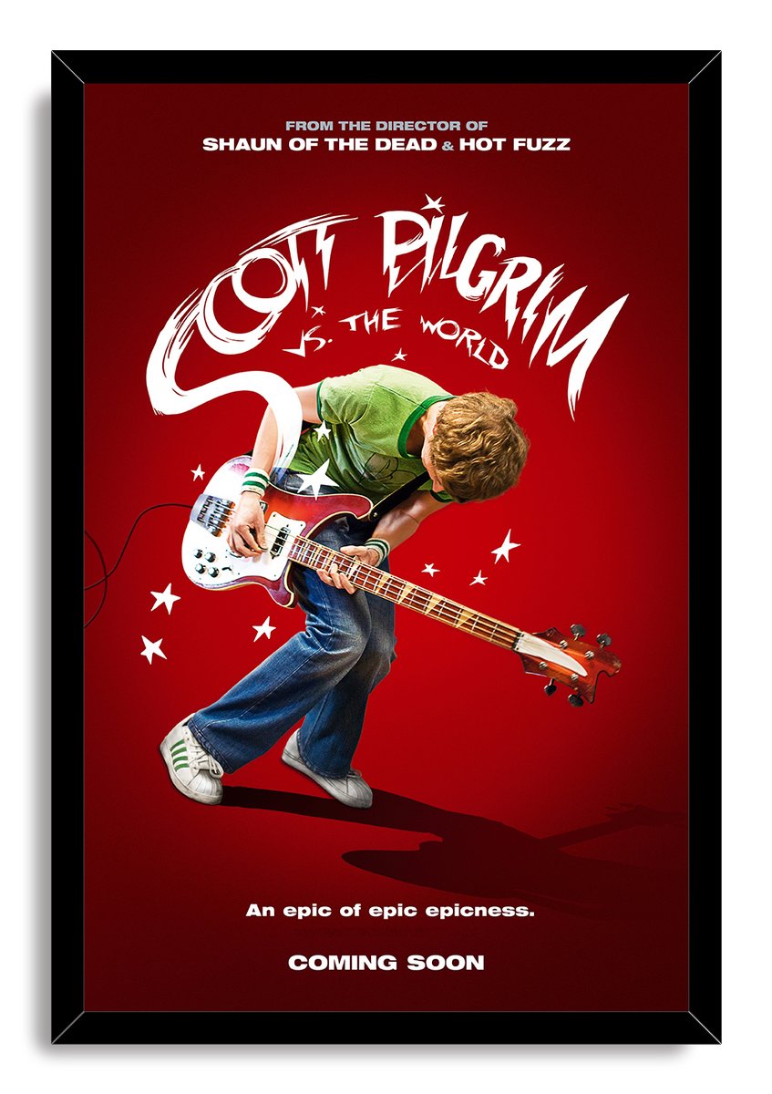 Scott Pilgrim Decorative Painting (paper and canvas) art poster printing print