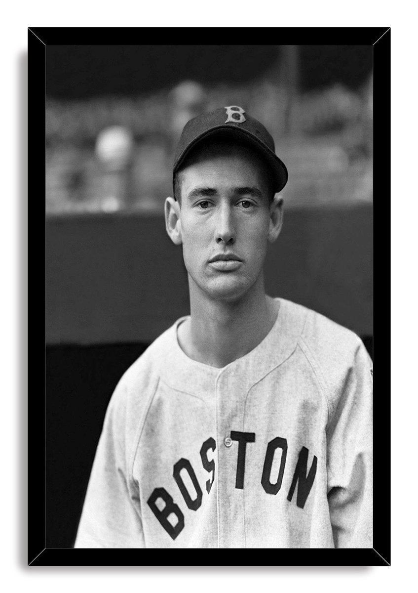 Vintage Boston Baseball Player Decorative Painting (paper and canvas) art poster printing print