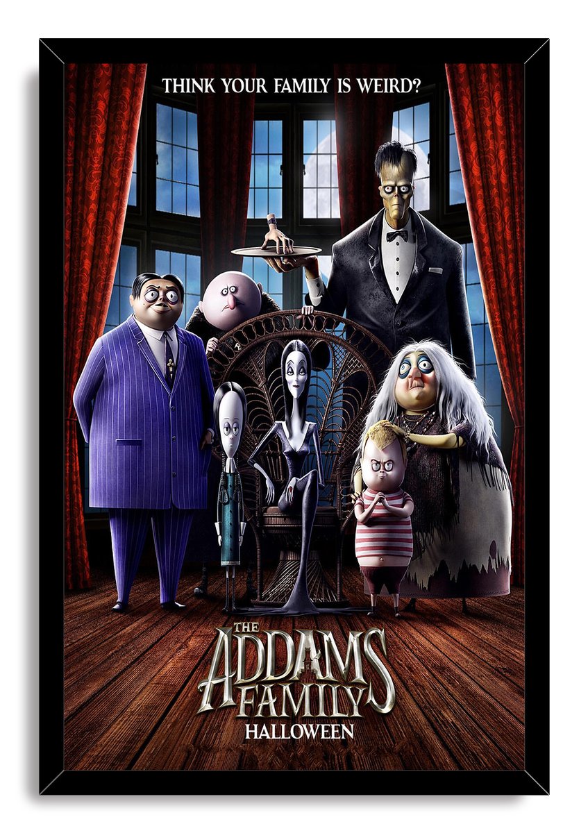 The Addams Family Halloween Decorative Painting (paper and canvas) art poster printing print
