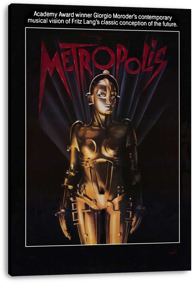 Metropolis Robot Maria Decorative Painting (paper and canvas) art poster printing print