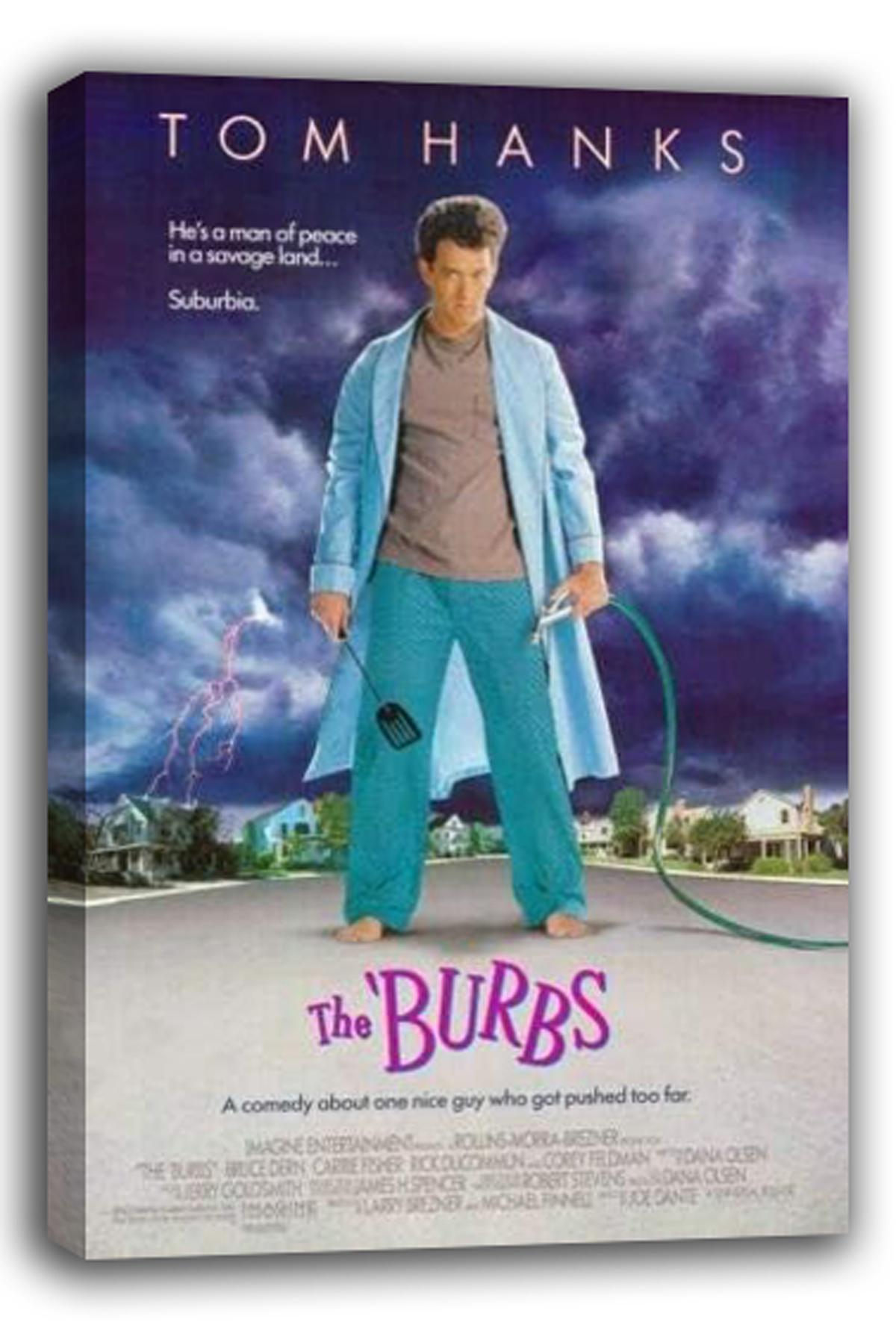 The ' Burbs Movie Poster (Paper and Canvas) Art Poster Printing Print