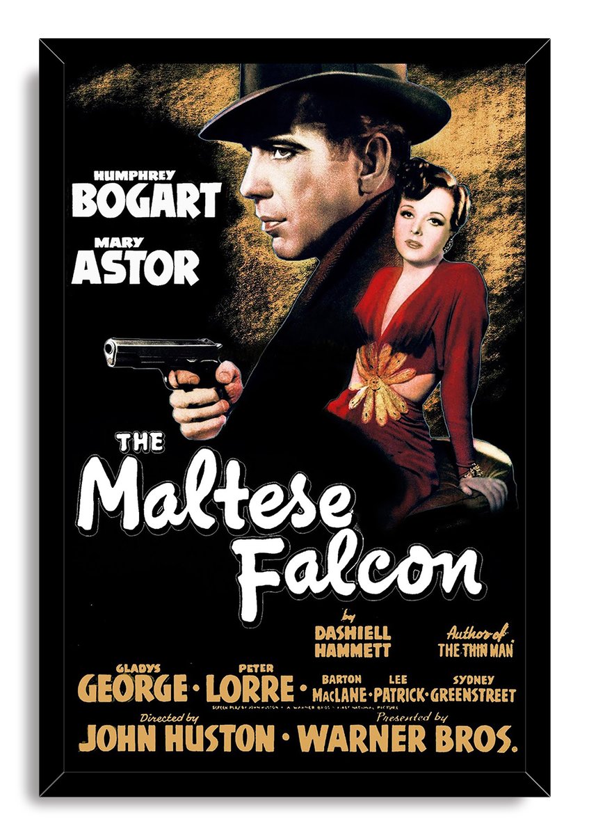 The Maltese Falcon Humphrey Bogart Decorative Painting (paper and canvas) art poster printing print