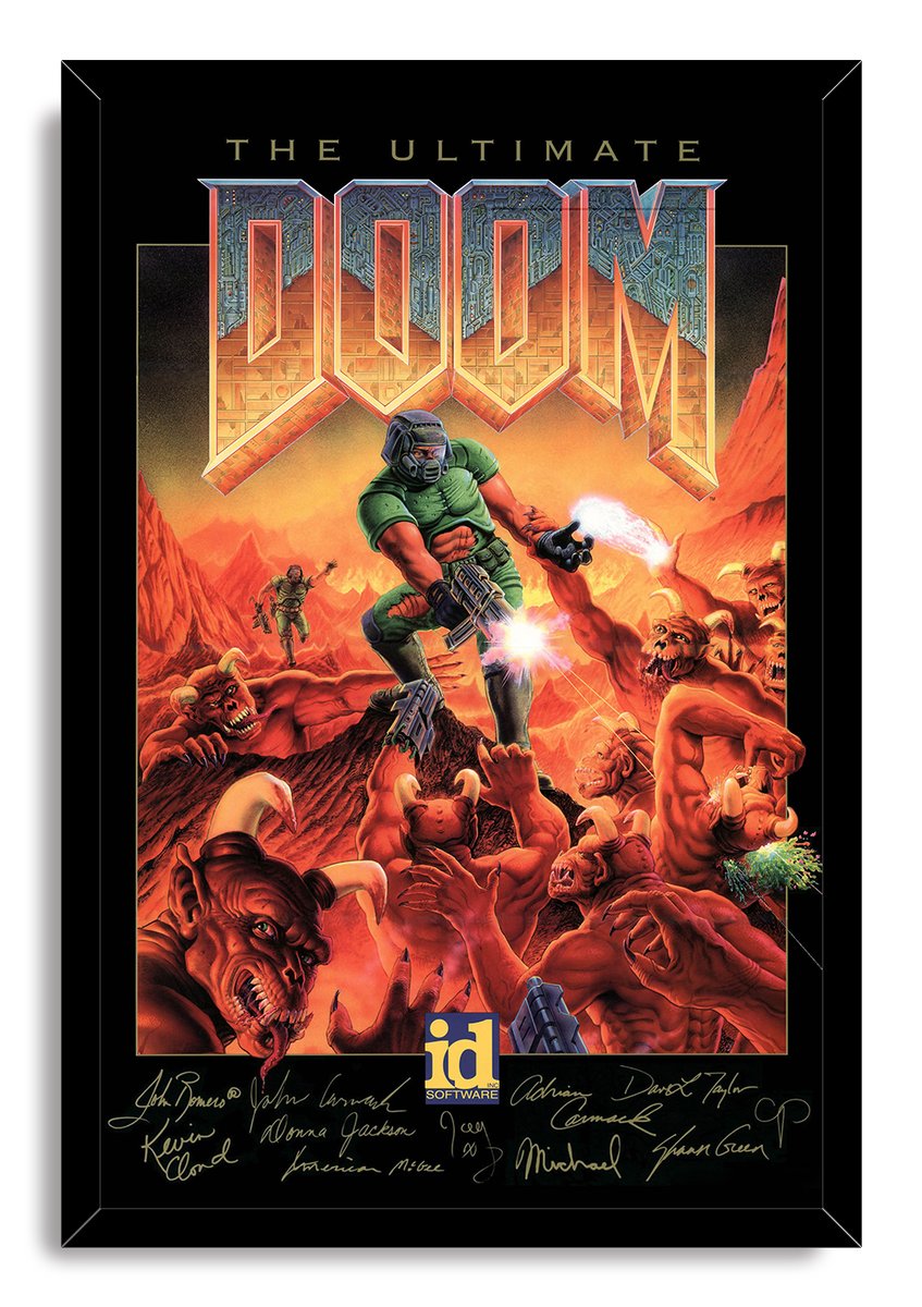 The Ultimate Doom Game Art Decorative Painting (paper and canvas) art poster printing print