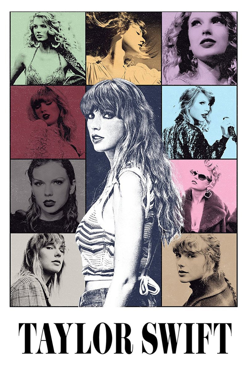 Taylor Swift Eras Pop Art Decorative Painting (paper and canvas) art poster printing print