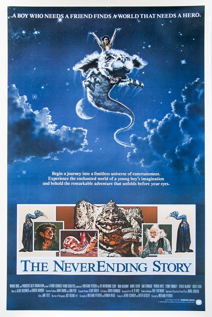 The NeverEnding Story Movie Art Decorative Painting (paper and canvas) art poster printing print