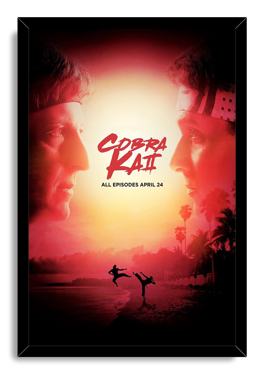 Cobra Kai Johnny Lawrence Daniel LaRusso Decorative Painting (paper and canvas) art poster printing print