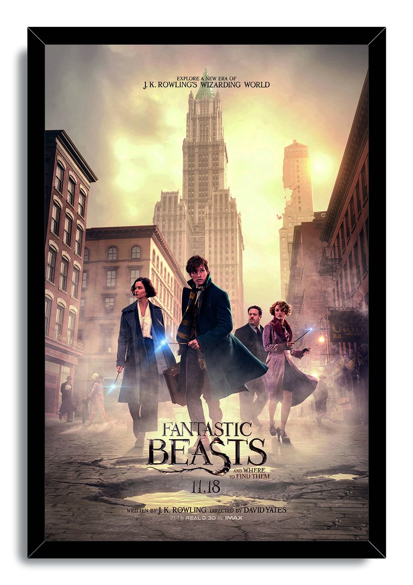 Fantastic Beasts and Where to Find Them Decorative Painting (paper and canvas) art poster printing print