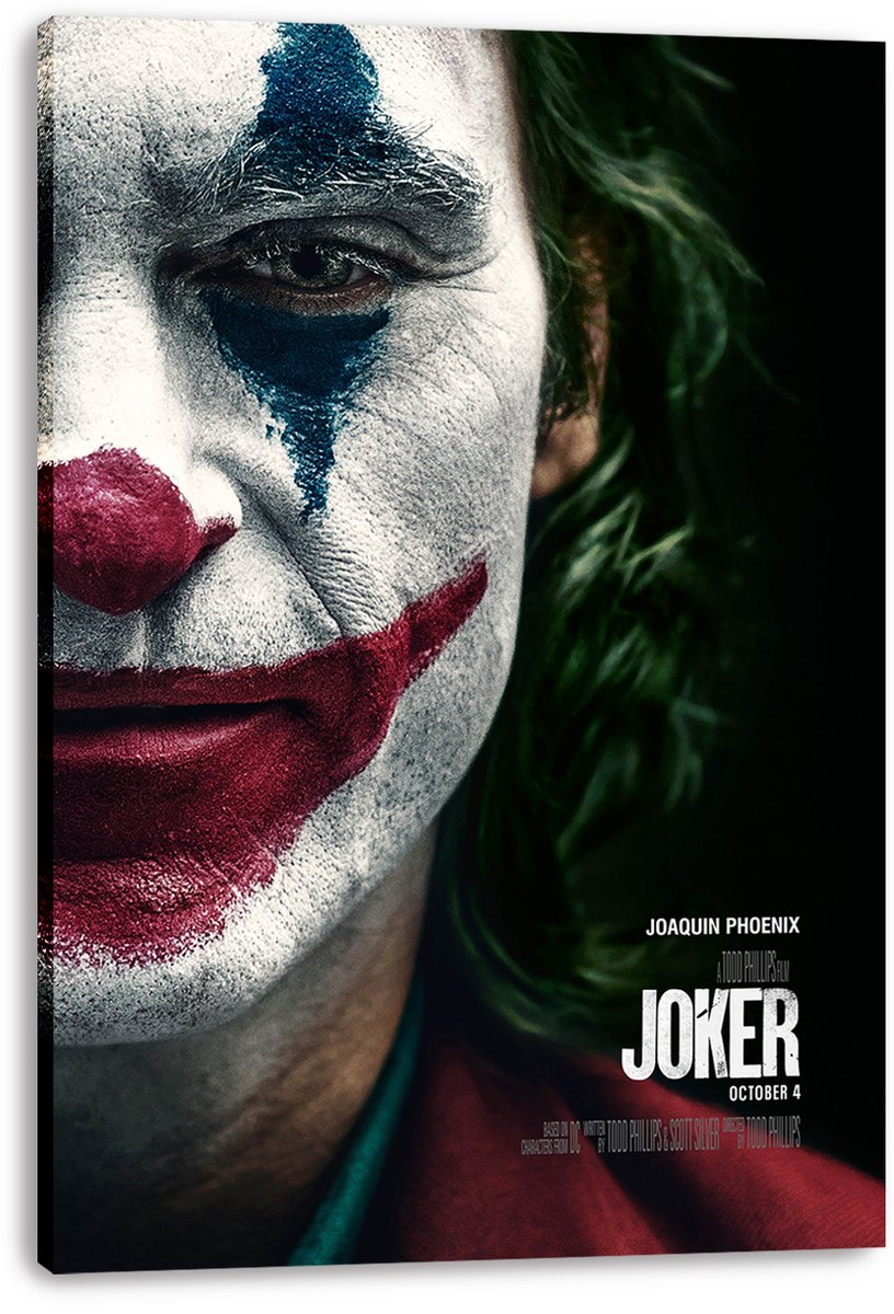 Joker Joaquin Phoenix Movie Decorative Painting (paper and canvas) art poster printing print