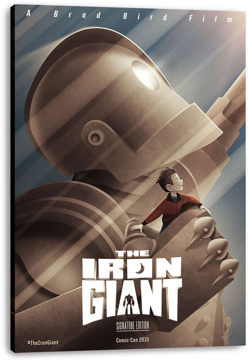 The Iron Giant and Hogarth Hughes Decorative Painting (paper and canvas) art poster printing print