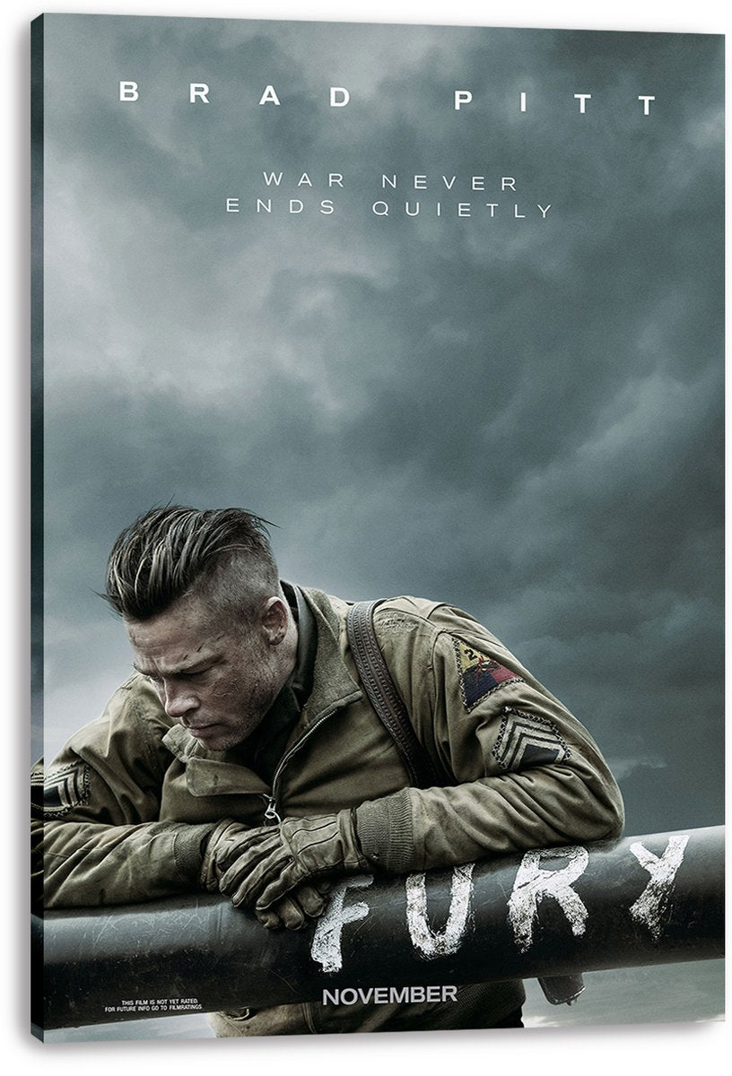 Fury Movie Poster Decorative Painting (paper and canvas) art poster printing print