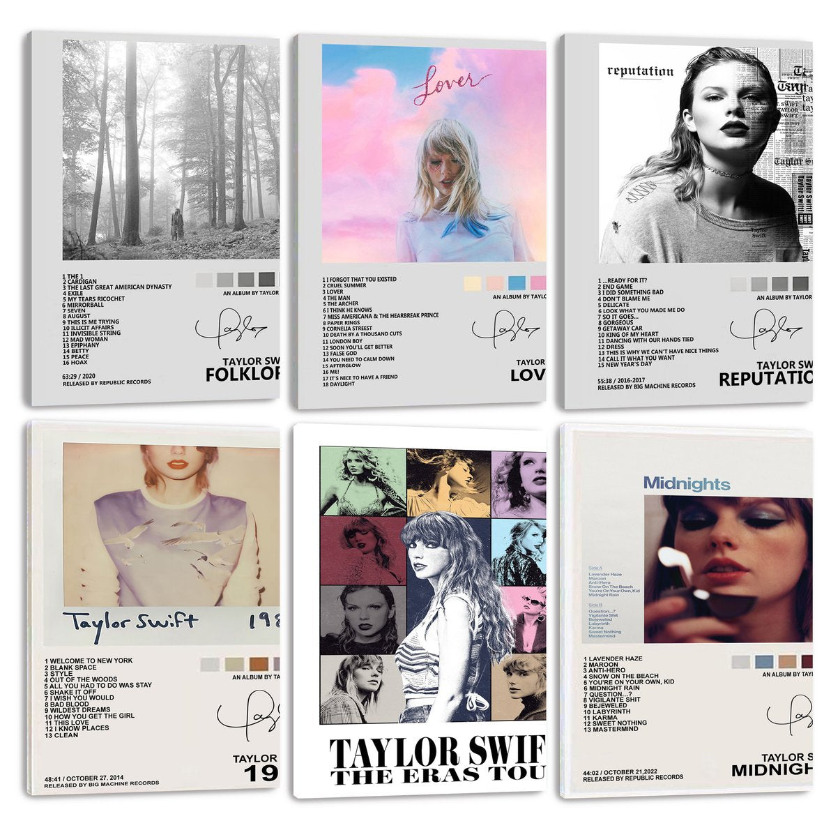 Taylor Swift Album Art Decorative Painting (paper and canvas) art poster printing print