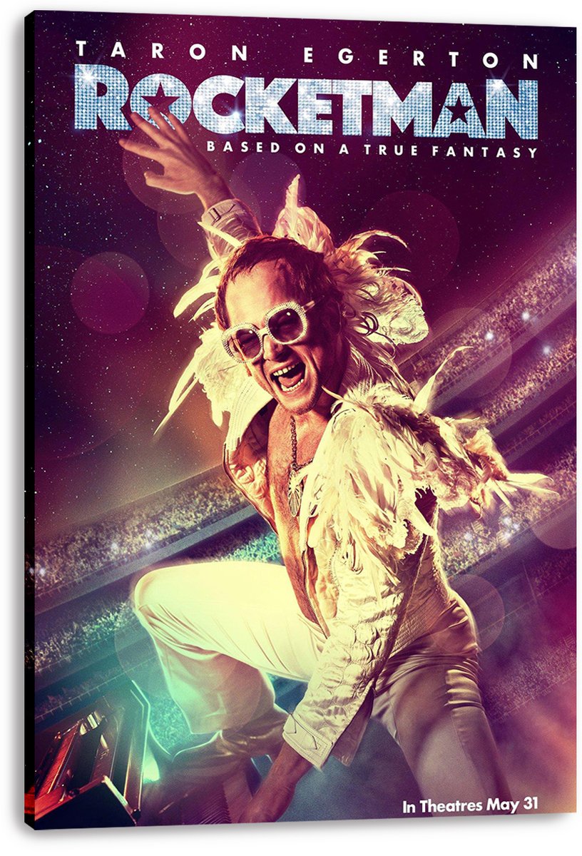 Elton John (Rocketman) Decorative Painting (paper and canvas) art poster printing print
