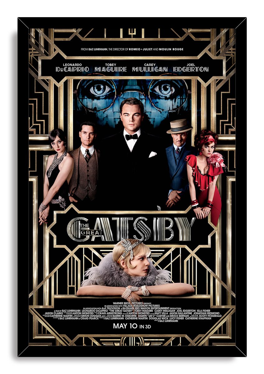 The Great Gatsby Movie Decorative Painting (paper and canvas) art poster printing print