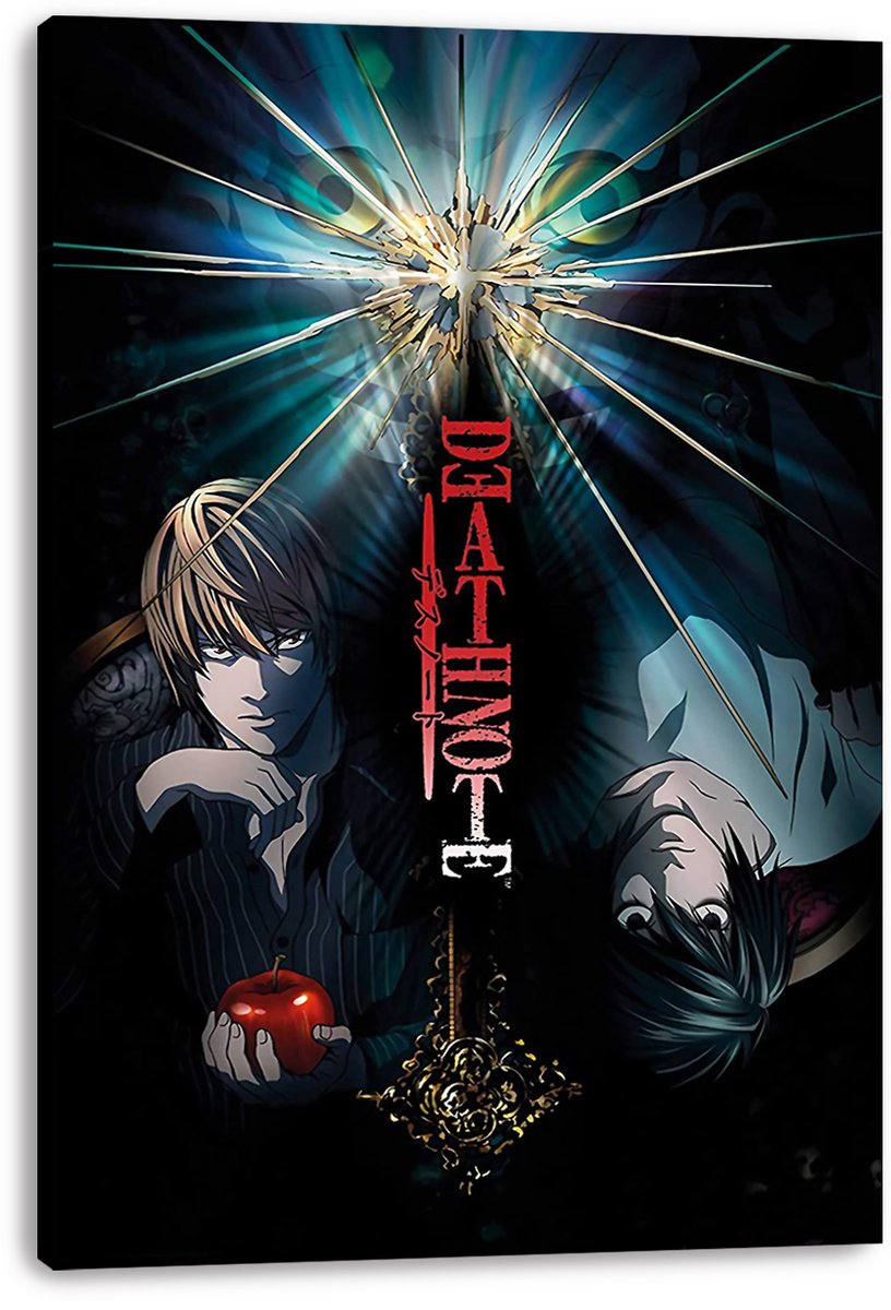 Death Note Light Yagami and L Lawliet Decorative Painting (paper and canvas) art poster printing print